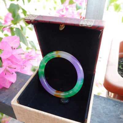 Vòng tay Nữ đá thạch anh 3 màu - T08