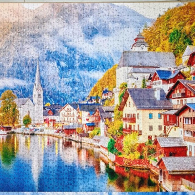 Tháp Eiffel - Bộ Tranh Ghép Hình Minh Châu 1500 Mảnh Kích Thước 60x80cm