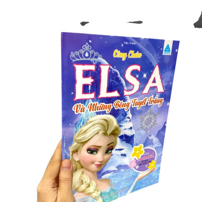 Sách - Công Chúa Elsa Và Những Bông Tuyết Trắng