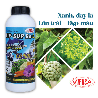 VIF-SUP Bo 0.2 - Phân bón đạm cá chai 1 lít