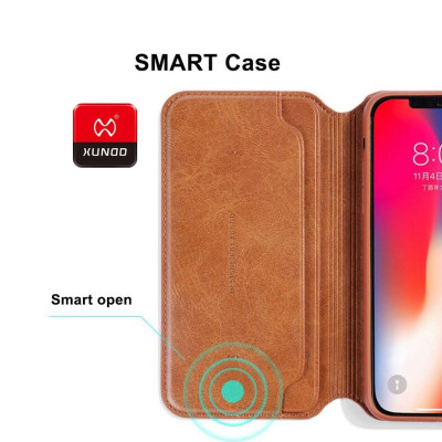 Bao da thể thao chống sốc cho iPhone 12 / 12 Pro / 12 Pro Max hiệu XUNDD Gra Series có ngăn đựng thẻ Card ATM visit cao cấp Bảo vệ toàn diện 360 độ, Smartsleep thông minh - Hàng nhập khẩu