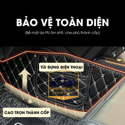 [FORD ECOSPORT] Thảm Trải Sàn, Lót Sàn Ô Tô 5D 6D Thiết Kế Theo Xe FORD ECOSPORT 2021 Chống Nước, Không Mùi - MẪU CARBON - Hàng Chính Hãng