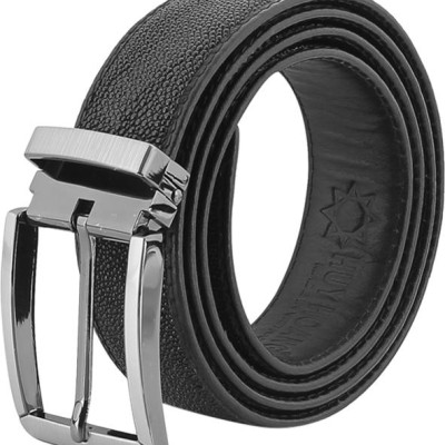 Thắt Lưng Nam Da Cá Đuối Đầu Kim Huy Hoàng HT4503 - Đen