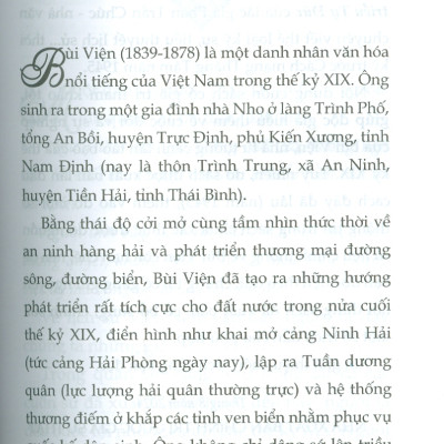 Bùi Viện Với Cuộc Duy Tân Của Triều Tự Đức 
