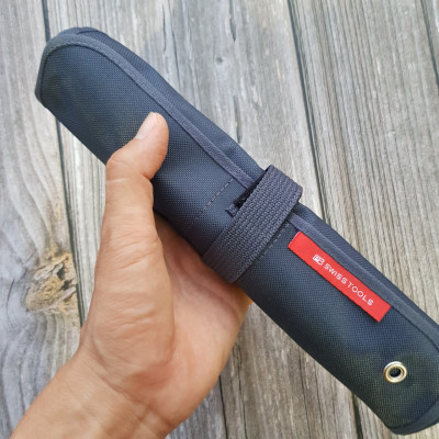 Bộ Tua Vít Tay Cầm Swiss Grip Trong Túi Cuộn Polyester PB Swiss Tools 8560.SU GY