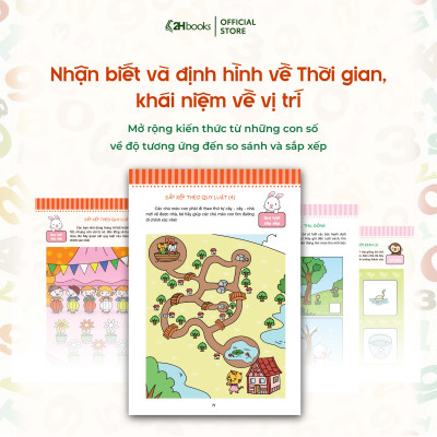 Combo 6 cuốn: Phát triển tiềm năng toán học cho trẻ - Toán  học cho trẻ mẫu giáo - Lớp chồi, Lớp lá, Lớp mầm (Tái bản 2021)- 2HBooks
