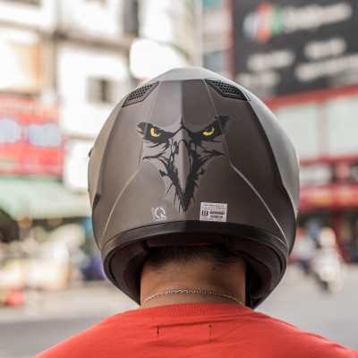 MŨ BẢO HIỂM FULLFACE 2 KÍNH EGO E-6 - GARA20