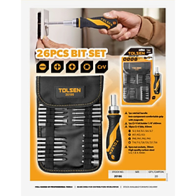 BỘ VÍT 26 ĐẦU TOLSEN 20186 - HÀNG CHÍNH HÃNG