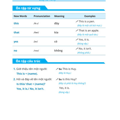 Đề Ôn Tập Từ Vựng Và Cấu Trúc Tiếng Anh Lớp 3_MEGABOOK