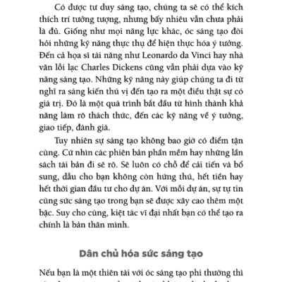 Tư Duy Sáng Tạo: Làm Chủ 6 Kỹ Năng Khơi Nguồn Đổi Mới _TRE