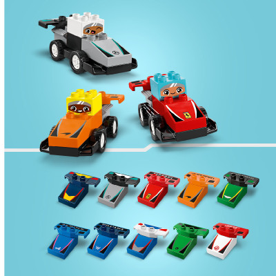 LEGO DUPLO 10445 Đồ Chơi Lắp Ráp Cuộc Đua Xe Kỳ Thú (70 chi tiết)
