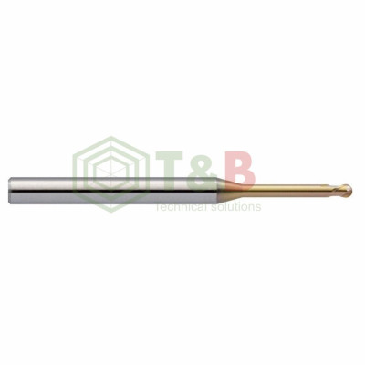 Dao Cầu Cổ Dài R0.8 x 16 x 50 L Union Tool Model HSLB2016-160,Dao phay ngón gia công sau nhiệt