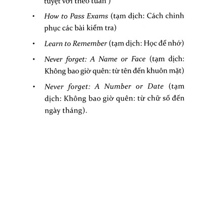 Siêu Trí Nhớ ( tặng kèm bookmark Tuyệt Đẹp )