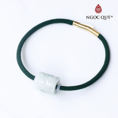 Vòng dây vải lu thống cẩm thạch 14.5x13mm mệnh hỏa, mộc - Ngọc Quý Gemstones