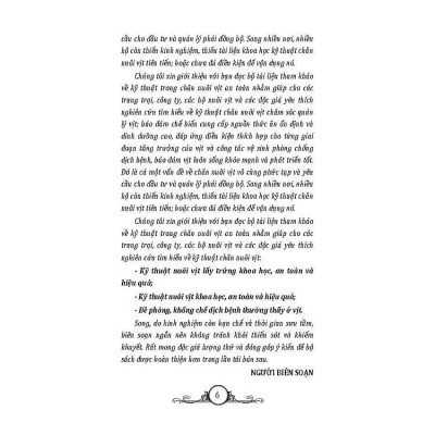 Sách - Kỹ Thuật Nuôi Vịt Khoa Học, An Toàn Và Hiệu Quả - VIETNAMBOOK