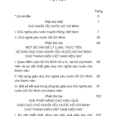 Chủ Tịch Hồ Chí Minh Với Cuộc Hành Trình Của Thời Đại - Giáo Dục Chủ Nghĩa Yêu Nước Hồ Chí Minh Cho Thanh Niên Việt Nam Hiện Nay - TS. Vũ Trọng Hùng