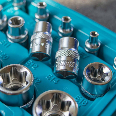 BỘ 14 ĐẦU TUÝP LOẠI E TOTAL THKTETS0114 - HÀNG CHÍNH HÃNG