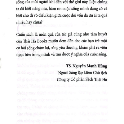 Sống Như Bông Pháo Hoa - Hành Trình Khám Phá Điều Quý Giá Nhất Cuộc Đời