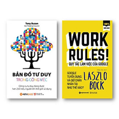 Combo Sách Hay Về Kỹ Năng Làm Việc: Bản Đồ Tư Duy Trong Công Việc + Quy Tắc Làm Việc Của Google