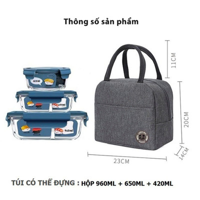 34x25x15cm Túi đựng hộp cơm cao cấp. Túi giữ nhiệt đa năng nhiều lớp. Túi đựng đồ ăn trưa. Túi chống toả nhiệt, dày dặn, phong cách Hàn Quốc thời trang, hiện đại