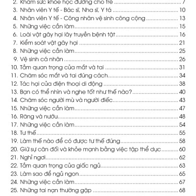 Combo 6 Quyển Kiến Thức Và Kỹ Năng Dành Cho Học Sinh: Chăm Sóc Sức Khoẻ + Thể Dục, Vui Chơi, Nghỉ Ngơi, Ăn Uống + Giữ Gìn Vệ Sinh + Những Việc Cần Làm + Sức Khoẻ Và Bệnh Thường Gặp + An Toàn Ở Nhà, Ra Đường, Trong Trường