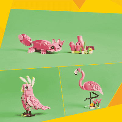 LEGO CREATOR 31170 Đồ Chơi Lắp Ráp Động Vật Hoang Dã: Hồng Hạc (288 chi tiết)