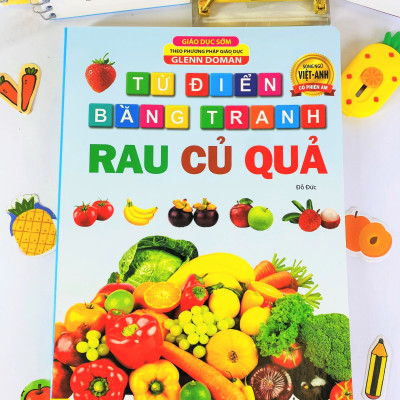 Sách - Từ điển bằng tranh Rau Củ Quả(135)- ndbooks
