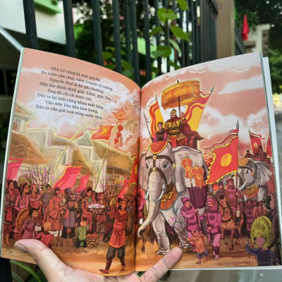 (In màu) LỊCH SỬ NƯỚC TA - Hồ Chí Minh - Lê Minh Hải minh họa - NXB Kim Đồng