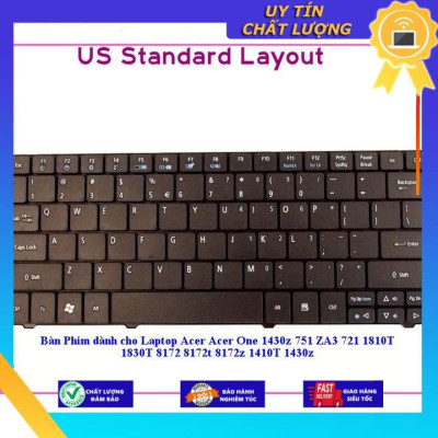 Bàn Phím dùng cho Laptop Acer Acer One 1430z 751 ZA3 721 1810T 1830T 8172 8172t 8172z 1410T 1430z - Hàng Nhập Khẩu New Seal