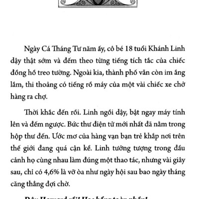 Cái Ngày Cô Ấy Đậu Harvard - Nhật Ký Chuẩn Bị Du Học Mỹ