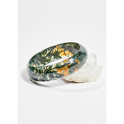 Vòng tay phong thủy đá băng ngọc thủy tảo ni 53 mệnh hỏa , mộc - Ngọc Quý Gemstones