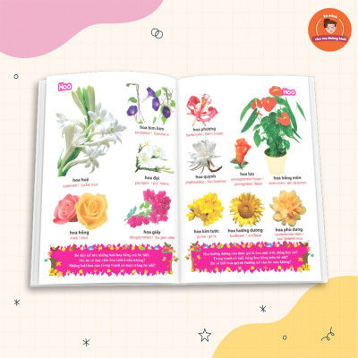 Sách: Từ Điển Tranh Về Rau - Củ - Quả - Hoa (Bìa Cứng) B55