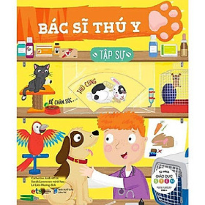 Sách Tủ sách giáo dục Stem: Bác sĩ thú y tập sự - Alphabooks - BẢN QUYỀN