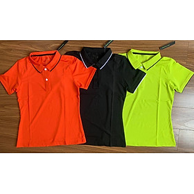 Áo Thun Nữ Có Cổ chất thun mịn, mát co giãn, chất dày dặn, hình thật