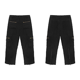 Quần Dài RANV RBAE CALF-ZIP Đen