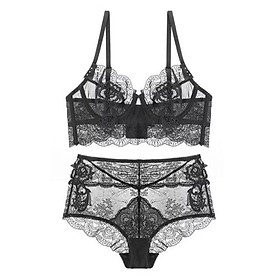 Bộ Đồ Lót Ren Không Đệm Có Gọng Mẫu 2020 Sexy (Mã B053)