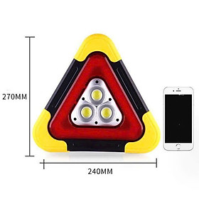 Biển Tam Giác Cảnh Báo Nguy Hiểm Phản Quang Cho Ô Tô Biển báo có đèn led với nhiều chế