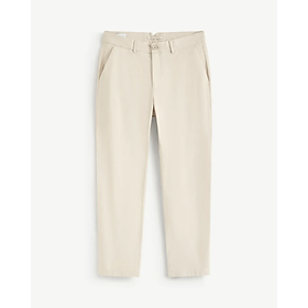 Quần kaki nam vải Dobby Form Slim Cropped - RT 10F24PCA039 | ROUTINE CÀ MAU