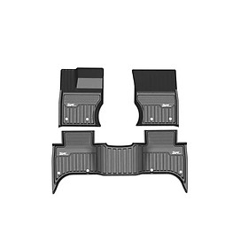 Thảm lót sàn xe ô tô LANDROVER RANGE ROVER SPORT 2014- 2022 nhãn hiệu Macsim 3W - chất liệu nhựa TPE đúc khuôn cao cấp - màu đen