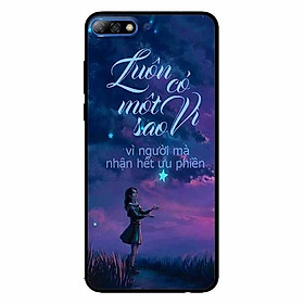 Ốp lưng in cho Huawei Y7/ Y7 Prime 2018  Mẫu Luôn Có Một Vì Sao