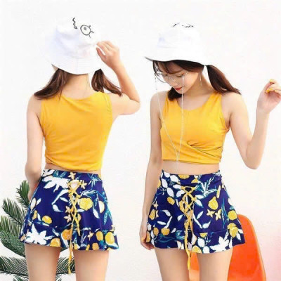 Set Đồ Bơi Kèm Chân Váy Thiết kế 2 trong 1 – Đẹp Mê Mẩn, Kín Đáo Mà Vẫn Gợi Cảm ! ( Dưới 50 Kg )
