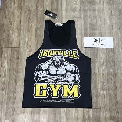 Áo ba lỗ tập gym nam DOGYMSHOP form body, thun lạnh 4 chiều thoáng mát ABBL3