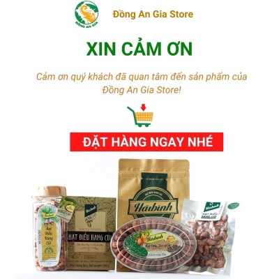 Hộp quà tặng hạt điều rang củi loại đặc biệt Hải Bình 500g