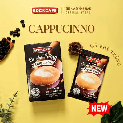 ROCKCAFE - CAPPUCCINO TRỨNG (5 gói x 30 gram)
