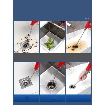 Dụng Cụ Thông Cống Lò Xo Có Quai Cầm Dây Dài 10M Tiện Dụng