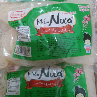 Combo 3 Gói Miến Nưa Vị Nguyên Das Keto 240g