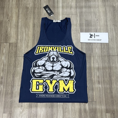 Áo ba lỗ tập gym nam DOGYMSHOP form body, thun lạnh 4 chiều thoáng mát ABBL3