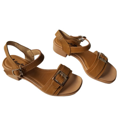 Giày Sandal Cao Gót Da Bò BIGGBEN SDCG67