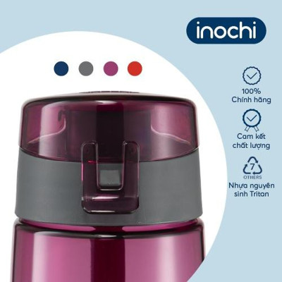Bình Nước Thể Thao Kita Active Sản Xuất Theo Tiêu Chuẩn Nhật Bản An Toàn Cho Người Dùng- Chính hãng inochi ( Tặng kèm khăn lau đa năng pakasa)