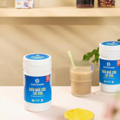 Siêu Ngũ Cốc Lợi Sữa 6IN1 Grainlife Lovifood 500g - Ngũ Cốc Giàu Dinh Dưỡng Kích Sữa Về Nhiều, Hỗ Trợ Nuôi Con Bằng Sữa Mẹ, Thanh Nhiệt, Làm Mát Sữa - Giúp Bé No Lâu, Ngủ Ngon Giấc, Tăng Cân Đều, Phát Triển Toàn Diện, Tăng Sức Đề Kháng